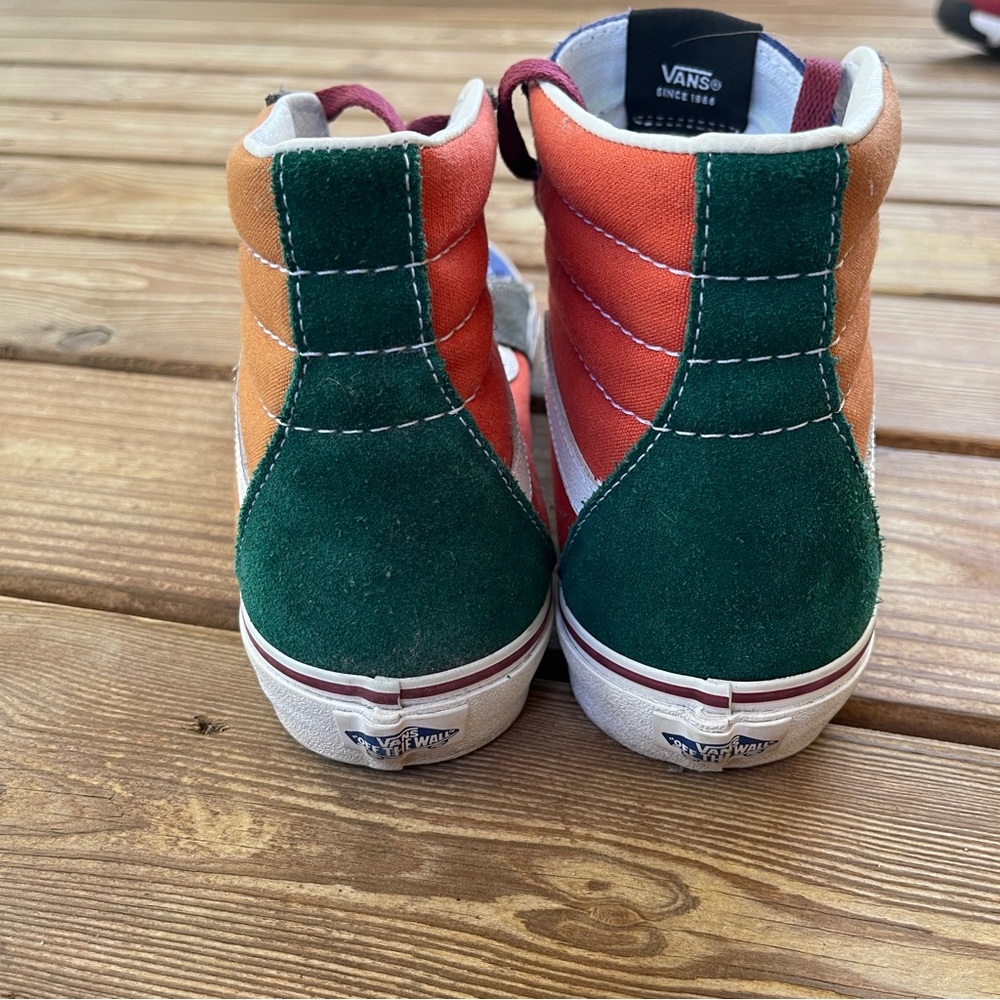 Vans Sk8-Hi Multicolor High Top Sneakers - Picture 3 of 6